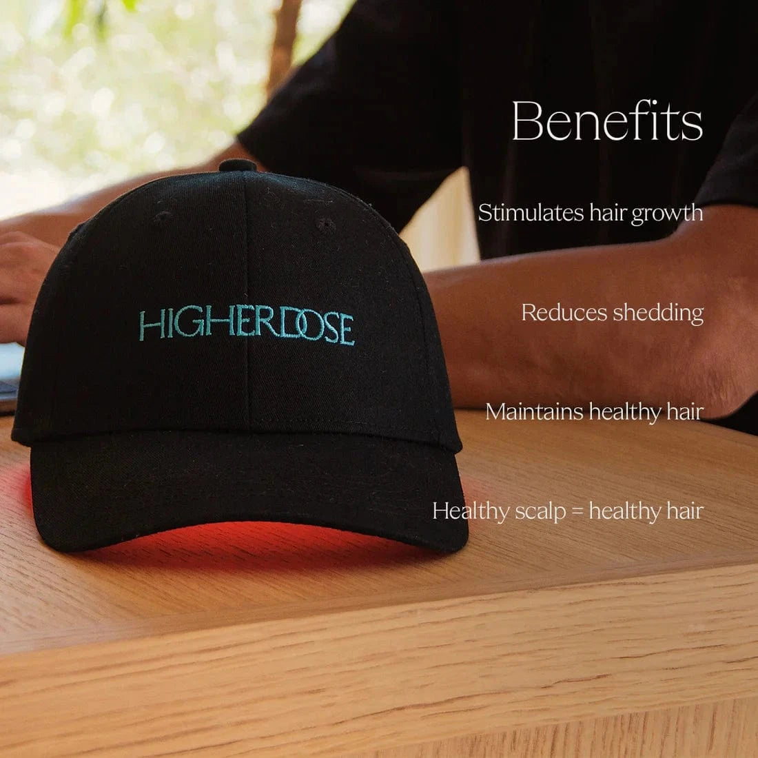 HigherDose Wellness Red Light Hat