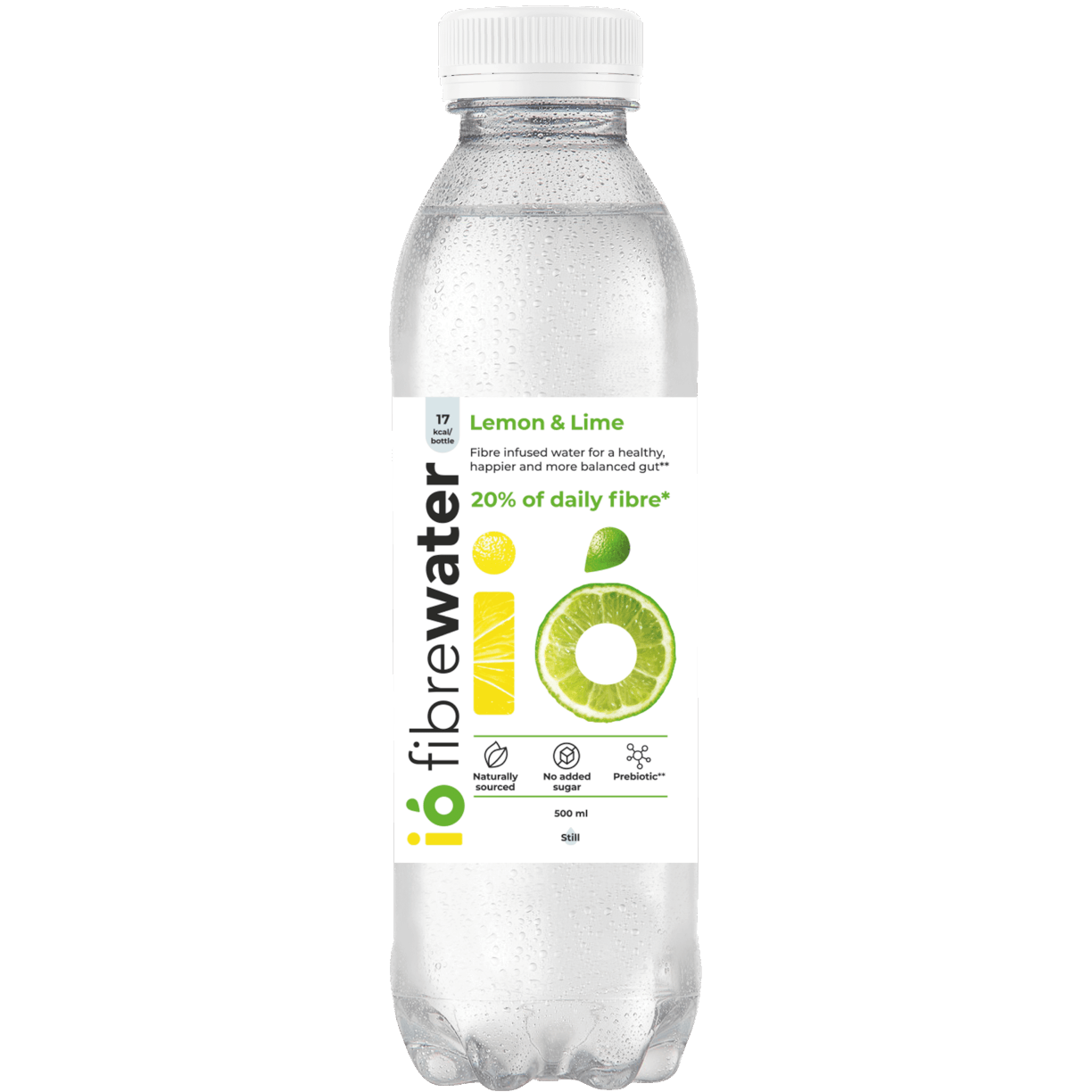 ió fibrewater Wellness ió fibrewater ió fibrewater 12 x 500 ml - Lemon & Lime