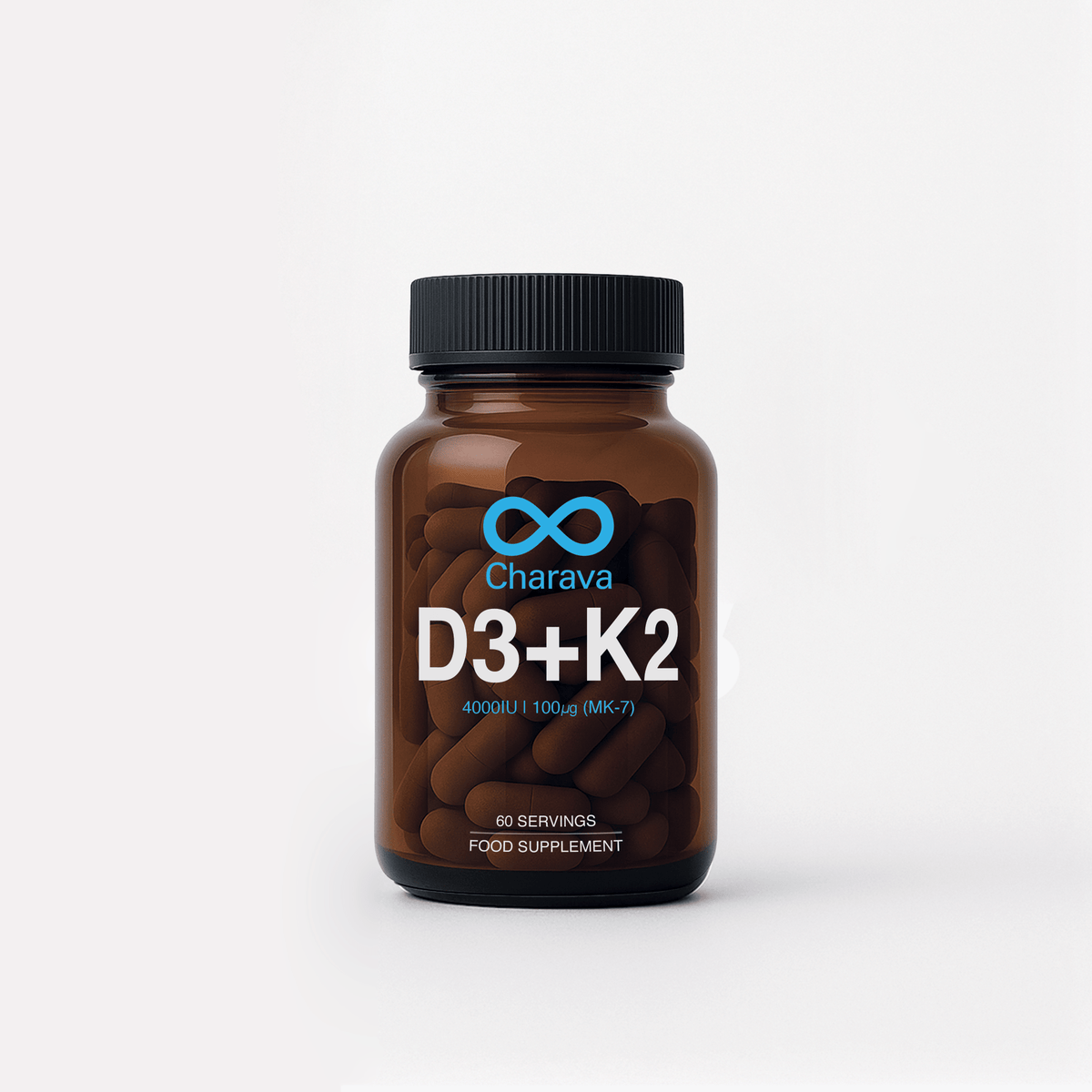 Charava Vitamin D3 (4000IU) + K2 (MK-7) Vitamins &amp; Supplements Charava charava-vitamins-supplements-charava-vitamin-d3-4000iu-k2-mk-7-1179365184