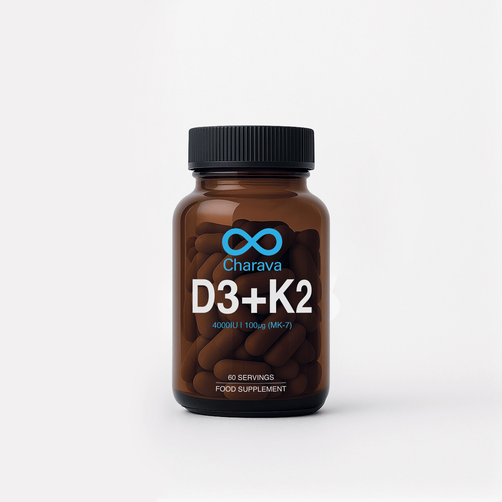 Charava Vitamin D3 (4000IU) + K2 (MK-7) Vitamins & Supplements Charava charava-vitamins-supplements-charava-vitamin-d3-4000iu-k2-mk-7-1179365184