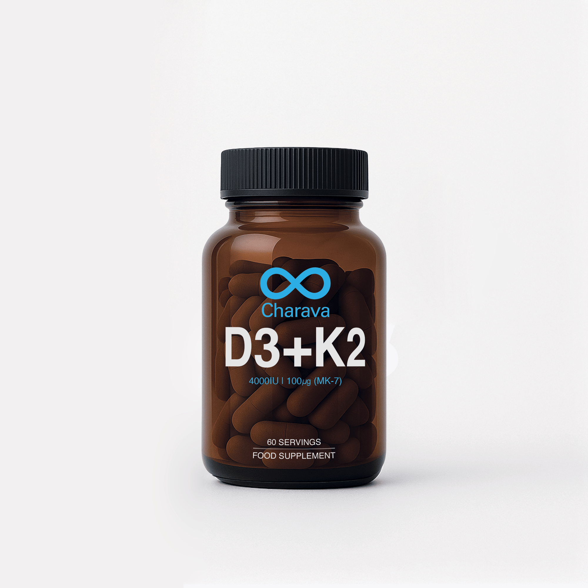 Charava Vitamin D3 (4000IU) + K2 (MK-7) Vitamins & Supplements Charava charava-vitamins-supplements-charava-vitamin-d3-4000iu-k2-mk-7-1179365184