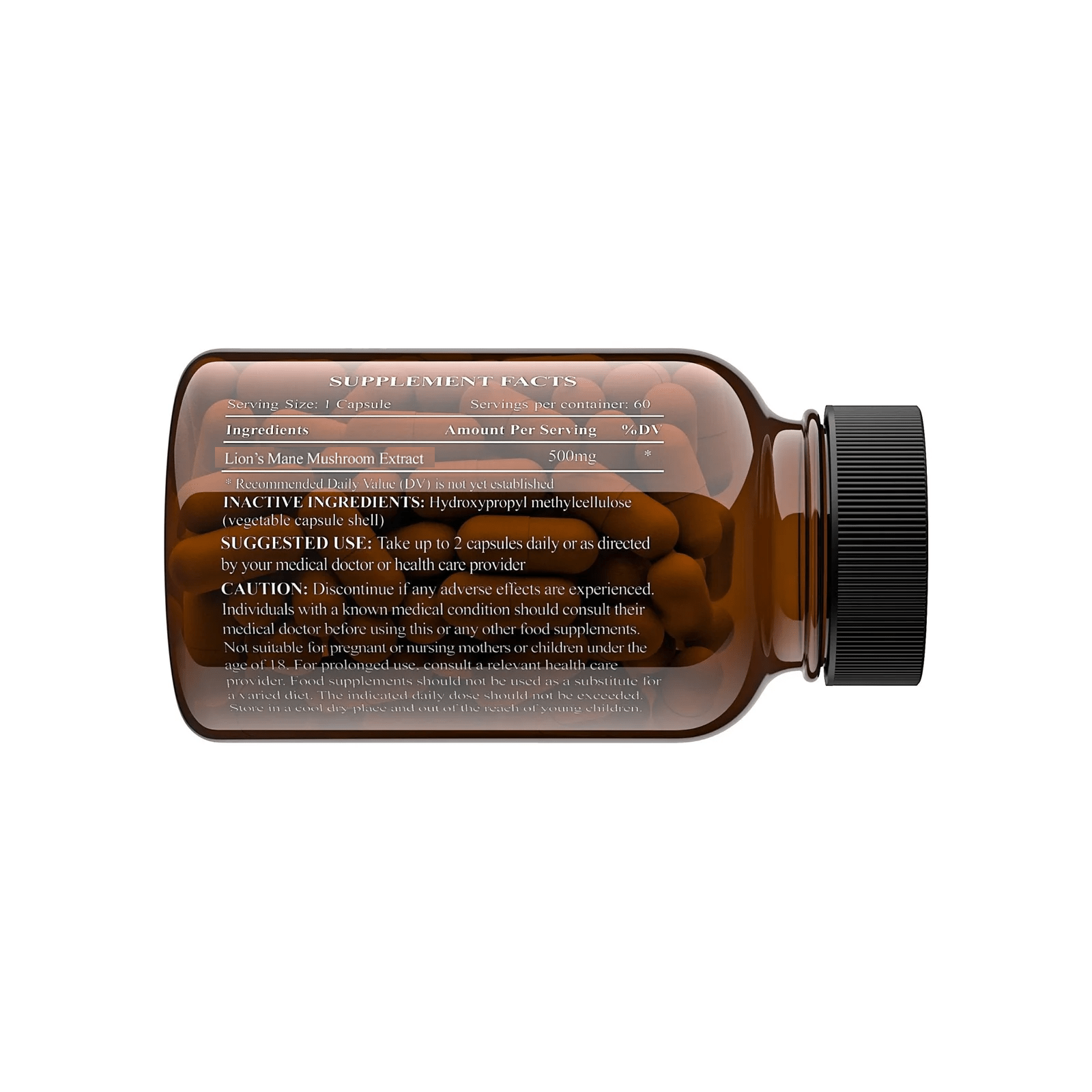 Lions Mane Mushroom 500mg Vitamins & Supplements Charava charava-vitamins-supplements-lions-mane-mushroom-500mg-1179365140