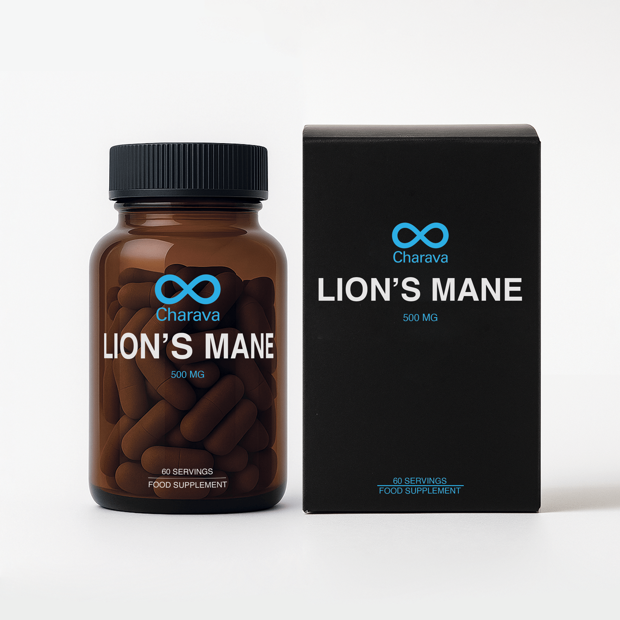 Lions Mane Mushroom 500mg Vitamins & Supplements Charava charava-vitamins-supplements-lions-mane-mushroom-500mg-1179365144