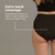 High Waist Night Period Pant - Period Protection featuring DAME black ultra period underwear with absorbent, leak-proof design for heavy-flow comfort.