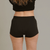 Shortie Period Pant from DAME in black, designed for medium flow with organic cotton for comfort and leak protection. Part of 2 pack bundle.