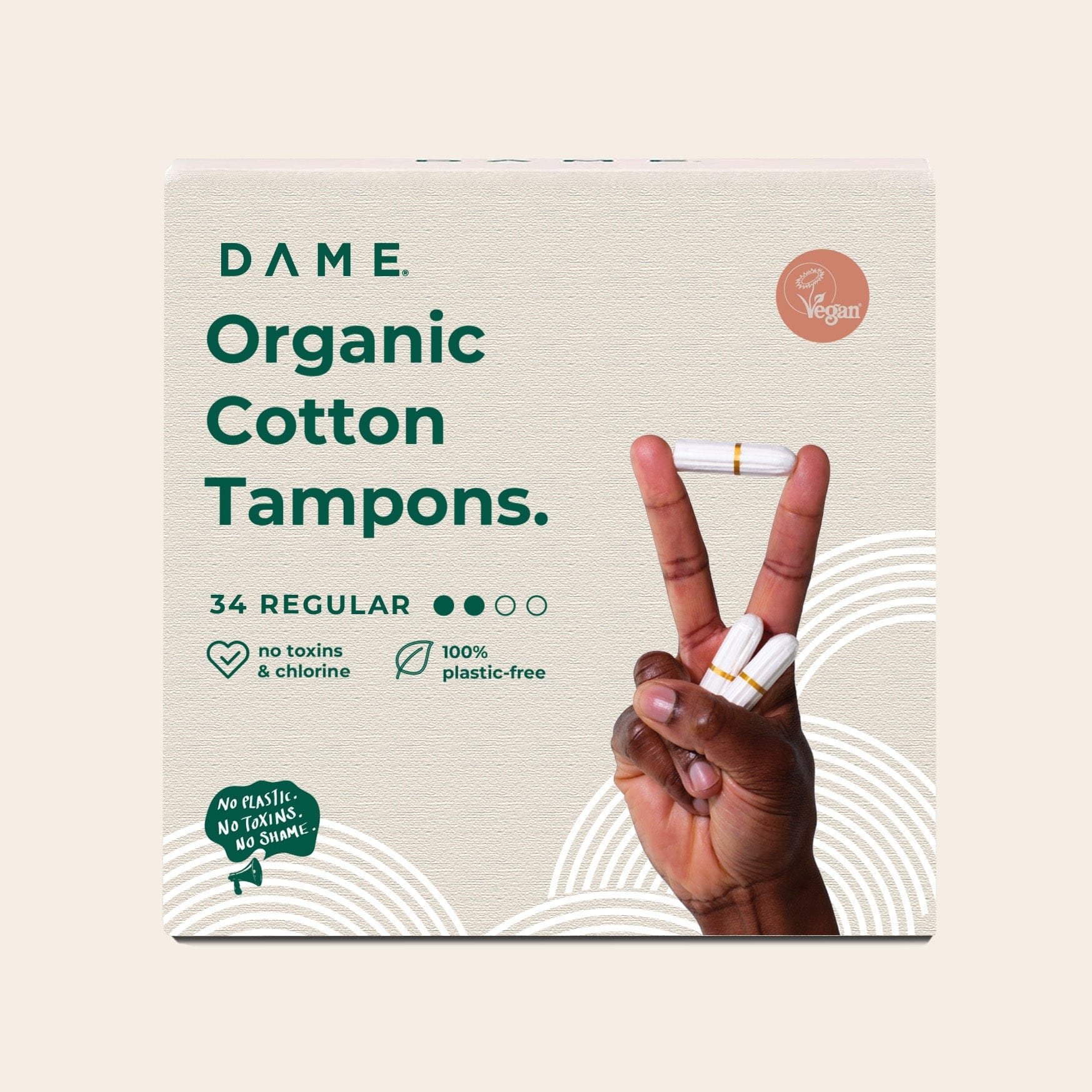 34 Organic Cotton Tampons Tampons DAME dame-tampons-34-organic-cotton-tampons-1176750864