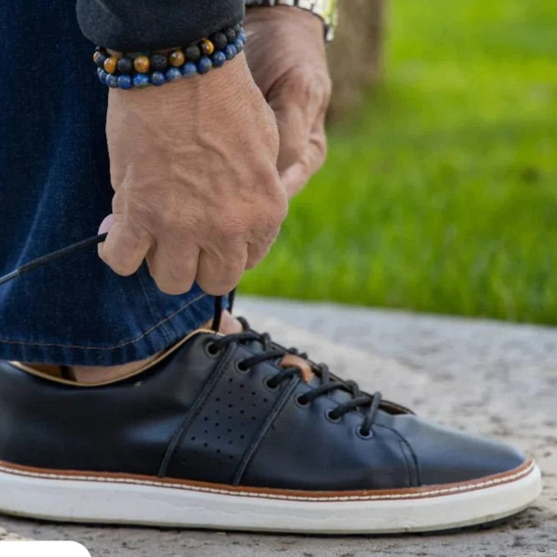 Black Leather Walker Grounding Shoes Harmony 783 Earthing Footwear Wellness Grounded Wellness grounded-wellness-wellness-black-leather-walker-grounding-shoes-harmony-783-earthing-footwear-1170220074
