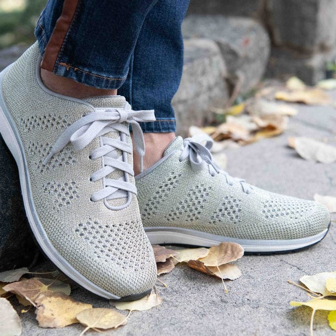Platinum Knit Grounding Trainers Harmony 783 Earthing Footwear Wellness Grounded Wellness grounded-wellness-wellness-platinum-knit-grounding-trainers-harmony-783-earthing-footwear-1157603389