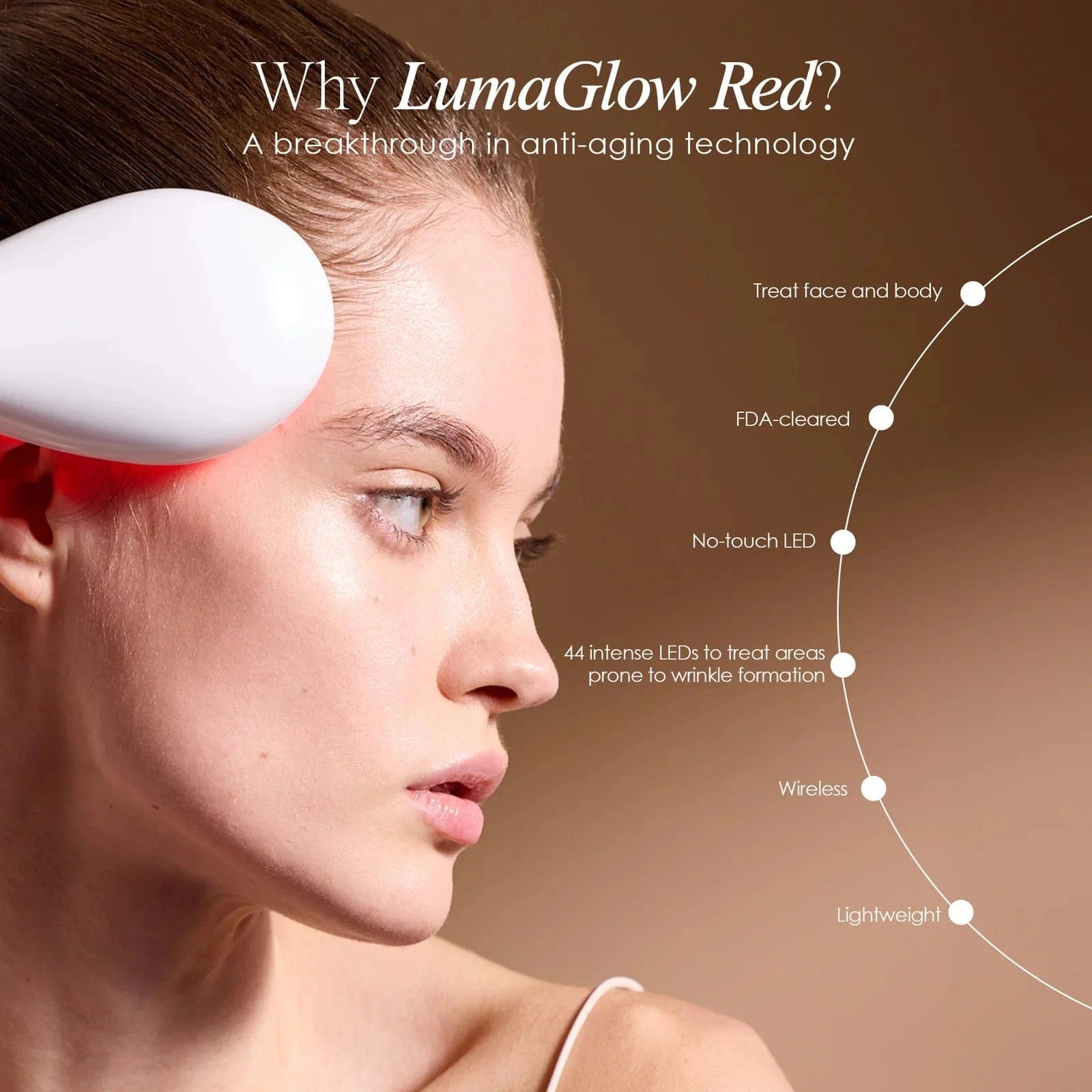 LumaGlow Red | Anti-Aging LED Light Therapy Wand Skin Care Project E Beauty project-e-beauty-skin-care-lumaglow-red-anti-aging-led-light-therapy-wand-1159965004