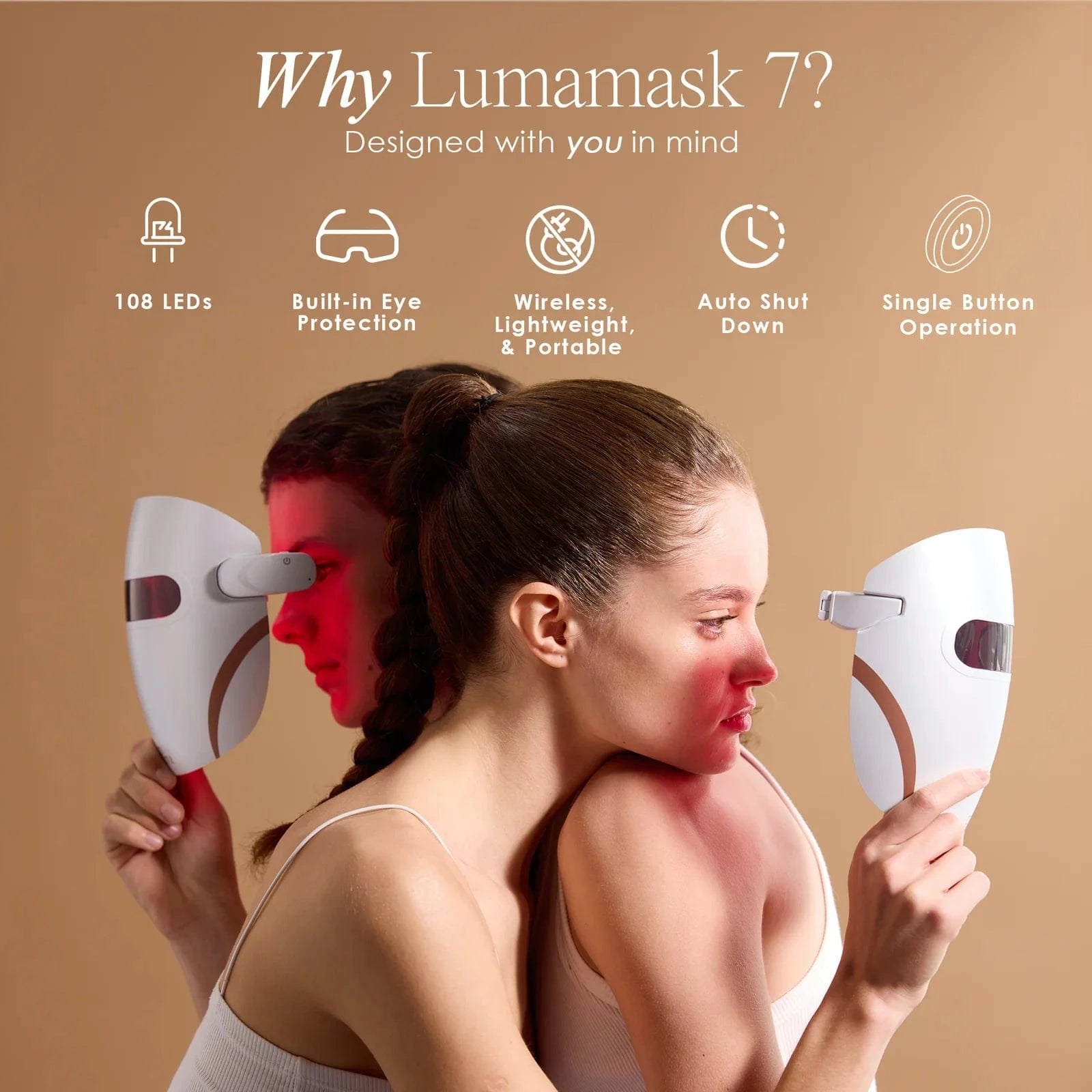 Lumamask 7 | LED Light Therapy Face Mask Skin Care Project E Beauty project-e-beauty-skin-care-lumamask-7-led-light-therapy-face-mask-1160874678