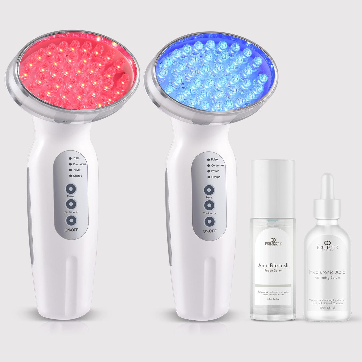 Project E Beauty Skin Care Red LED+ | Anti-Aging Therapy Wand