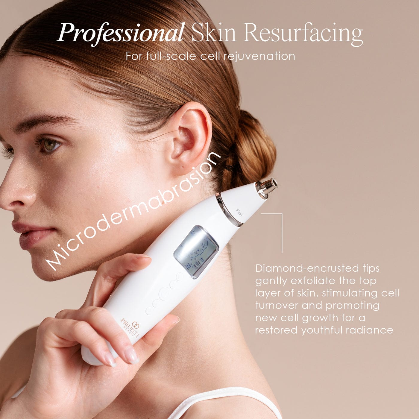 Project E Beauty Skin Care Reinvo | Facial Microdermabrasion Wand