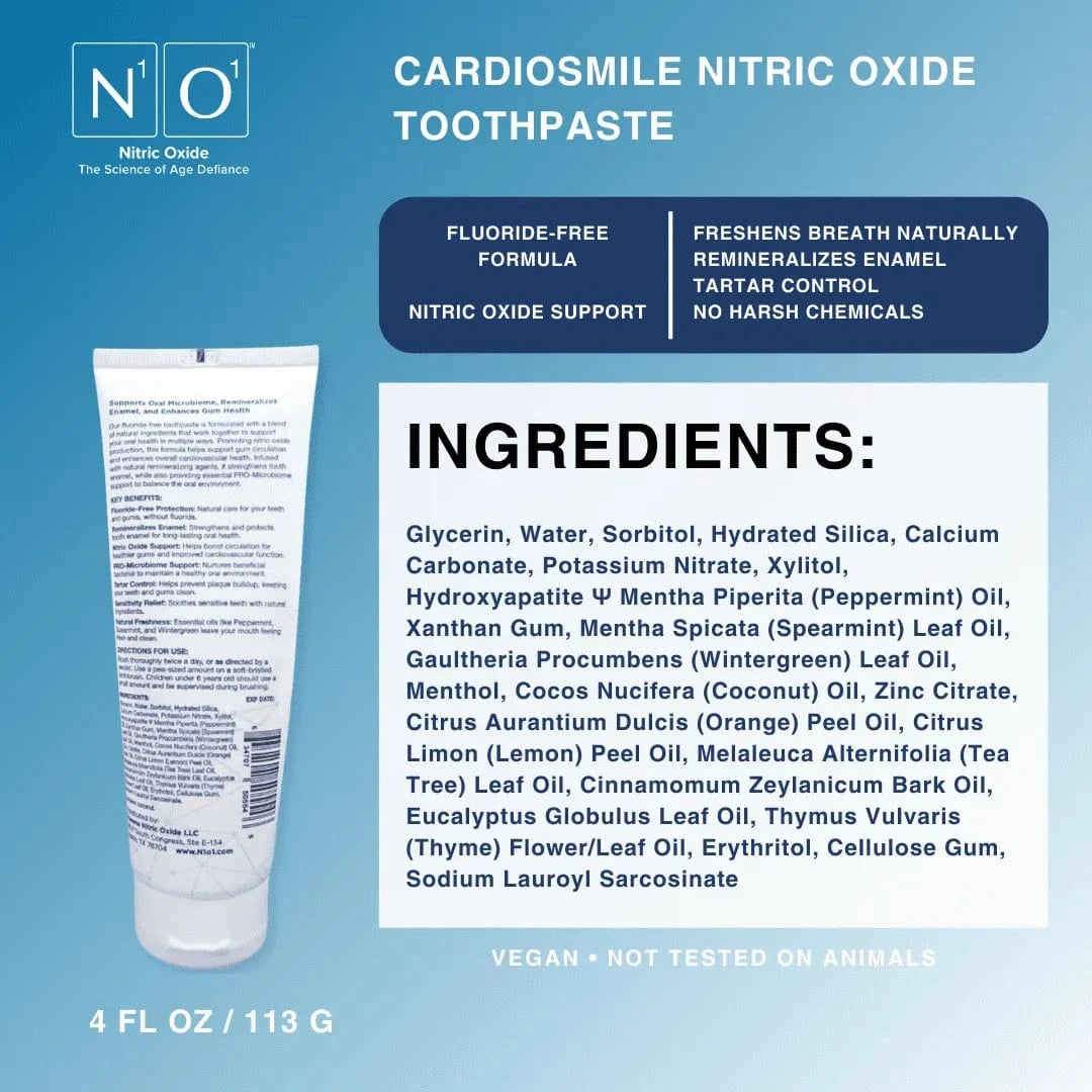 CardioSmile Nitric Oxide Toothpaste N¹O¹ reverieluxe-cardiosmile-nitric-oxide-toothpaste-1172351513