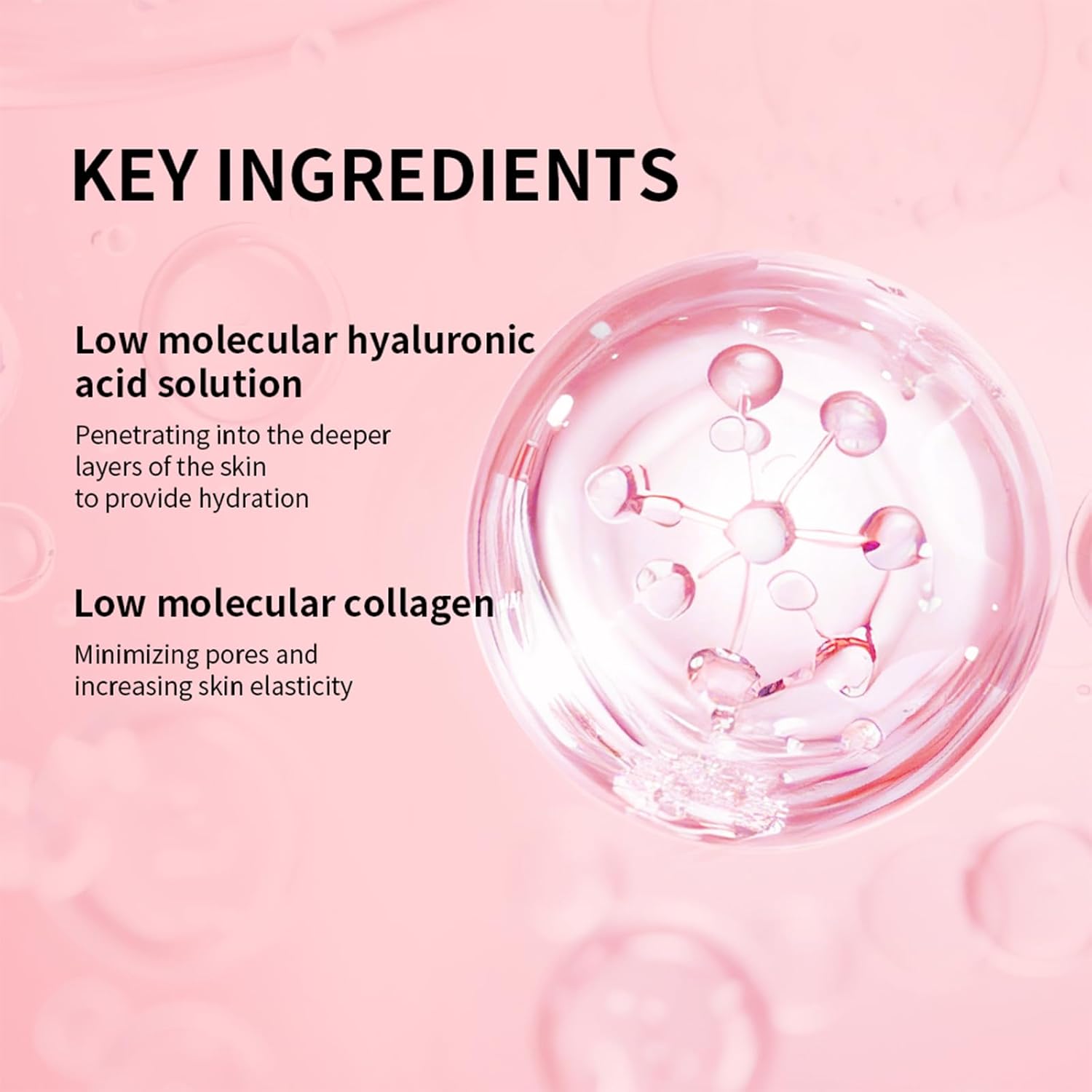 Woman applying Bio Collagen Face Mask for overnight hydration and rejuvenation. Promotes glowing skin with deep moisture and brightening effects.