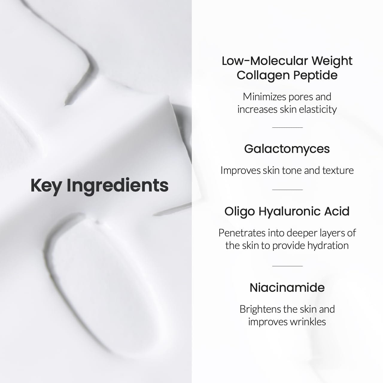 Woman applying Bio Collagen Face Mask for overnight hydration and rejuvenation. Promotes glowing skin with deep moisture and brightening effects.